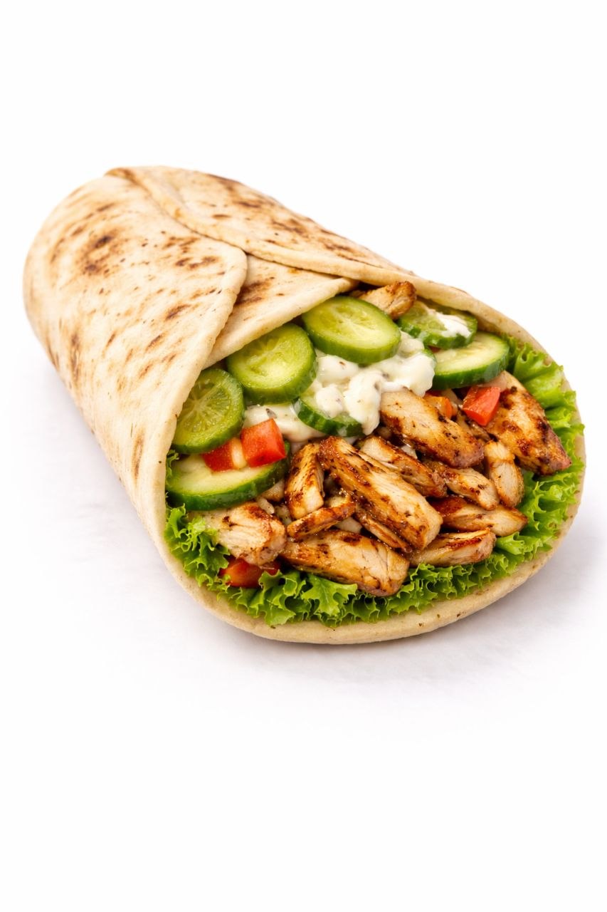 لفافة شاورما دجاج
